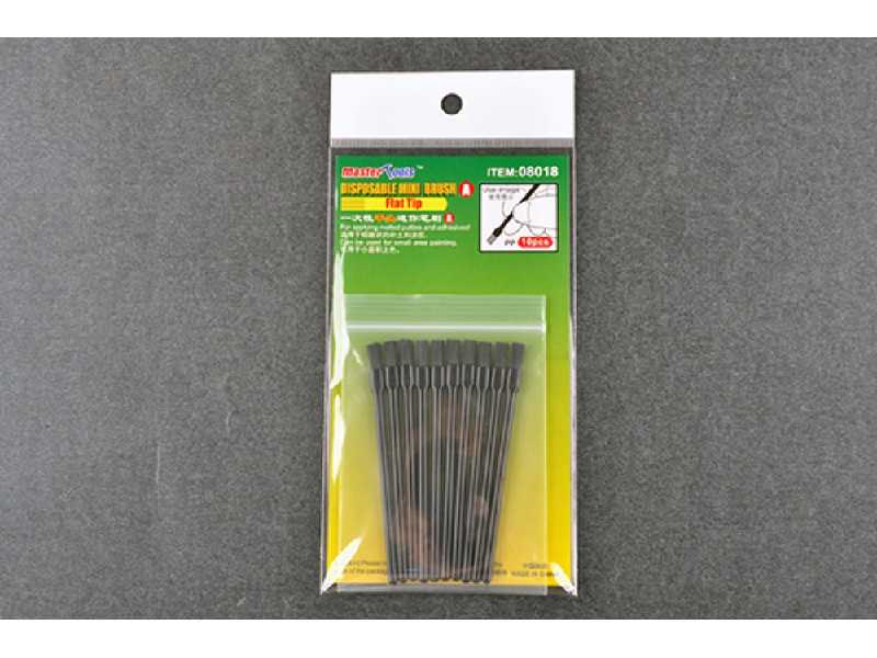 Disposable Mini Flat Brush*10 - image 1