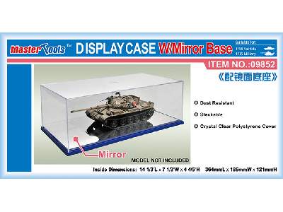 364x186x121mm Wxl Display Case W/mirror Base - image 2