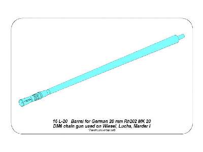 Barrel for German 20 mm RH202 MK 20 DM chain gun used on Wiesel, Luchs, Marder I - image 11