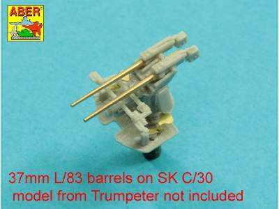 Set of 16 pcs 37 mm L/83 barrels SK C/30 for German ships - image 4