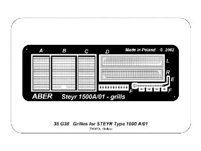 Grilles for Steyr 1500 A/01 &amp; Comand - image 8