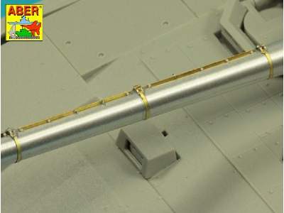 Armament for Russian Main Battle Tank T-14 ARMATA barrel for 125 mm 2A82-1M cannon &amp; barrel for 12,7 mm Kord AA MG - image 1