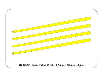 Brass Tubes Ø1,00x0,20 mm length 245 mm x 4 pcs. - image 7