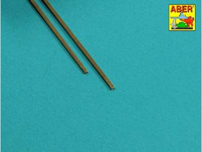 Brass flat rods 1,5x1,0 mm length 245mm x2 pcs. - image 1