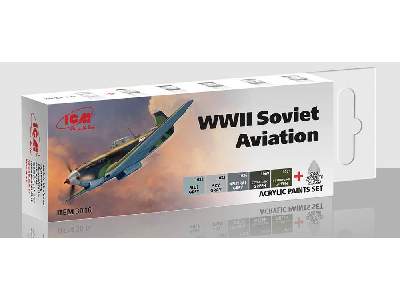 Acrylic Paint Set For WWII Soviet Aviation(Early Period) - image 1