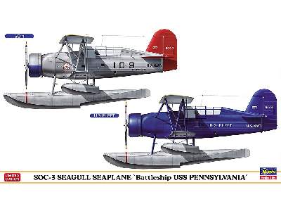 Soc-3 Seagull Seaplane Battleship Uss Pennsylvania - image 1