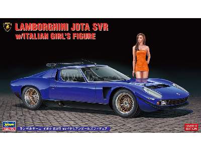 Lamborghini Jota Svr W/Italian Girl's Figure - image 1