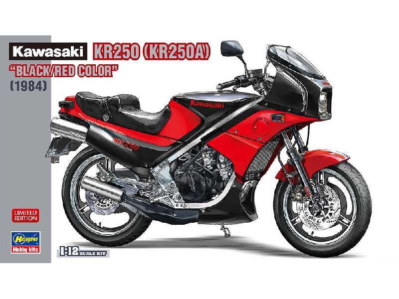 Kawasaki Kr250 (Kr250a) Black/Red Color (1984) - image 1