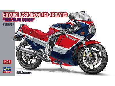 Suzuki Gsx-r750(G) (Gr71g) Red/Blue Color (1986) - image 1