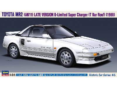 21145 Toyota Mr2 (Aw11) Late Version G-limited Super Charger (T Bar Roof) (1988) - image 1