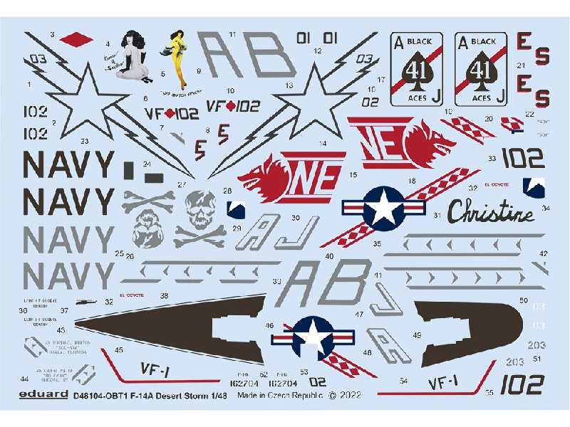 F-14A Desert Storm 1/48 - TAMIYA - image 1