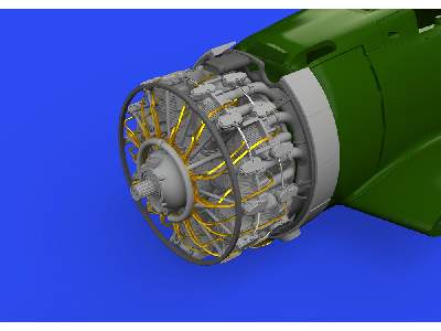 A6M2 engine complete PRINT 1/48 - EDUARD - image 1