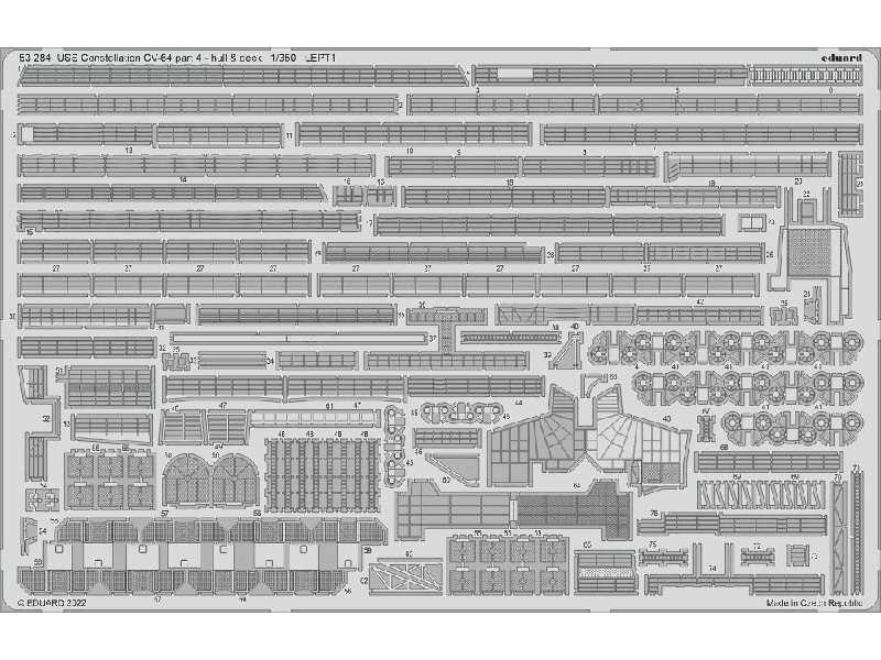 USS Constellation CV-64 part 4 - hull & deck 1/350 - image 1