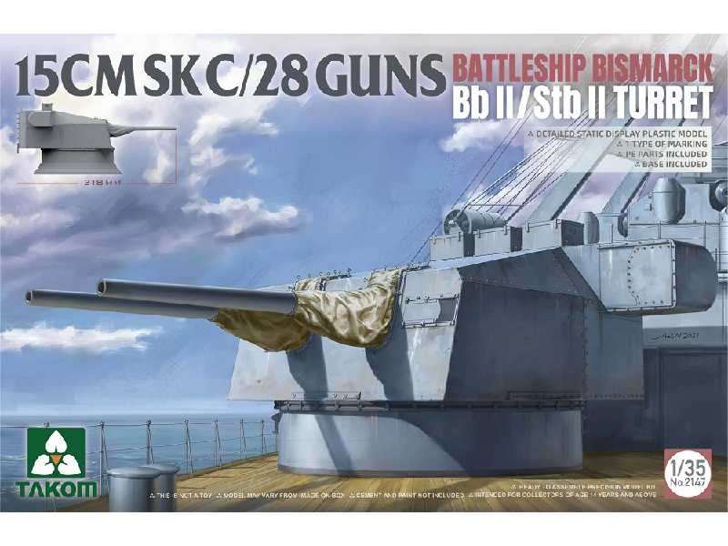 15 cm SK C/28 Guns Bismarck Bb II/Stb II Turret - image 1