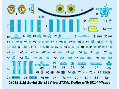 Soviet Zil-131v Tow 2t3m1 Trailer With 8k14 Missile - image 3