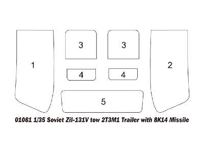 Soviet Zil-131v Tow 2t3m1 Trailer With 8k14 Missile - image 4