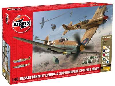 Dogfight Double Gift Set - Spitfire MkVB/Messerschmitt Bf109F - image 1