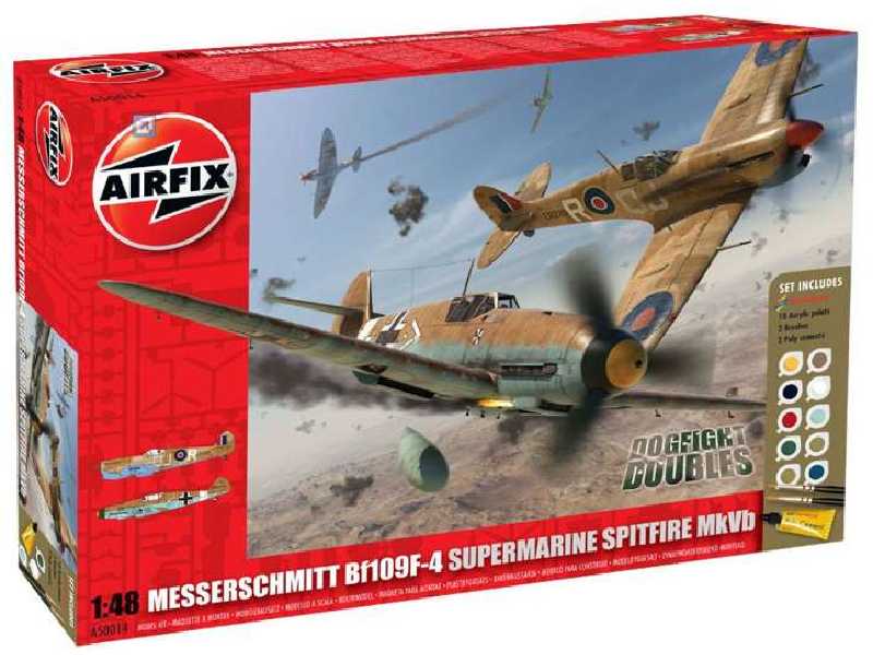 Dogfight Double Gift Set - Spitfire MkVB/Messerschmitt Bf109F - image 1