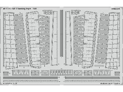 F4F-3 landing flaps 1/48 - EDUARD - image 1