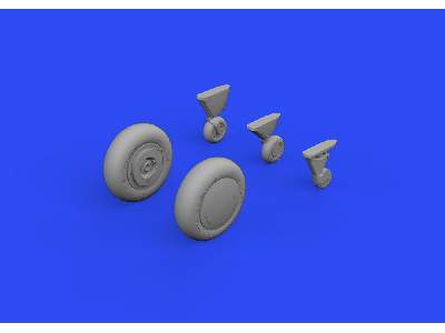 F4F-3 wheels early 1/48 - EDUARD - image 2