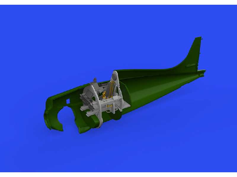 F4F-3 cockpit w/  reflector gun sight PRINT 1/48 - EDUARD - image 1