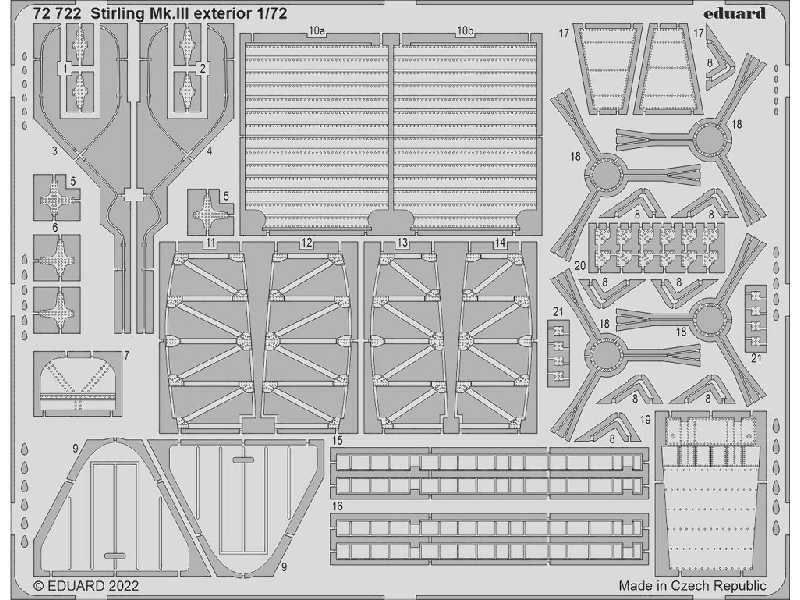 Stirling Mk. III exterior 1/72 - ITALERI - image 1