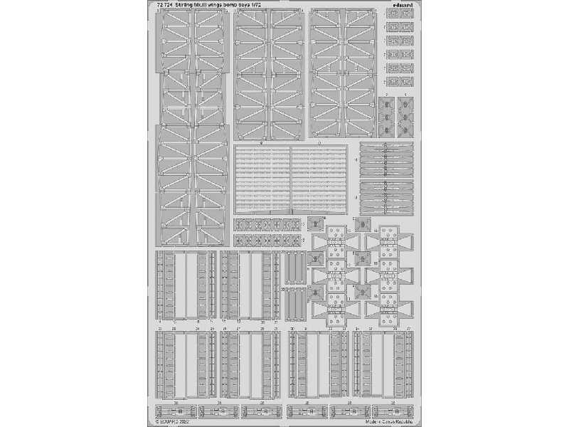 Stirling Mk. III wings bomb bays 1/72 - ITALERI - image 1