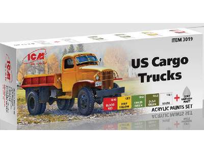 Acrylic Paint Set For Usa Cargo Trucks - image 1