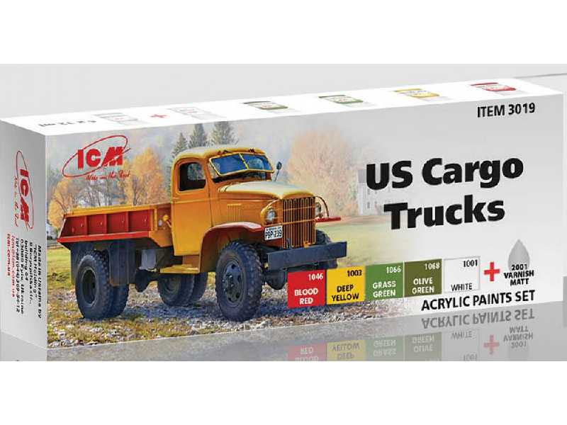 Acrylic Paint Set For Usa Cargo Trucks - image 1