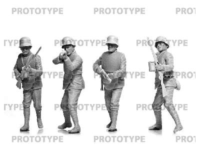 WWI German Infantry In аrmor - image 2
