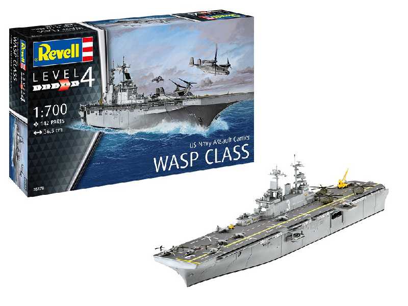 Assault Carrier USS WASP CLASS Model Set - image 1