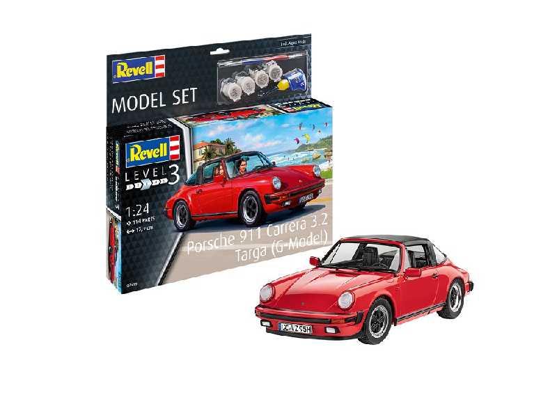 Porsche 911 Carrera 3.2 Targa (G-Model) Model Set - image 1