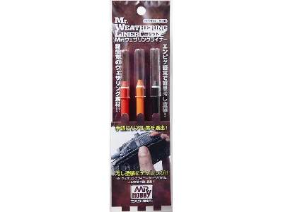 Pp201 Mr.Weathering Liner Rust Color Set - image 1