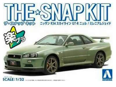 Snap Kit#11-d Nissan R34 Skyline Gt-r Nur Millenium Jade - image 1