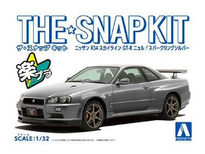 Snap Kit#11-e Nissan R34 Skyline Gt-r Nur Sparkling Silver - image 1