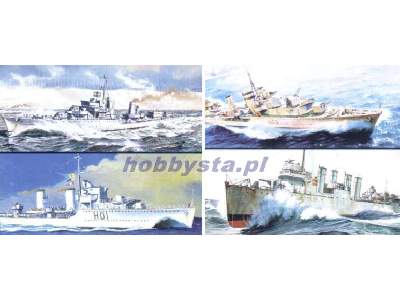 WWII Destroyer Set - 4 modele - image 1