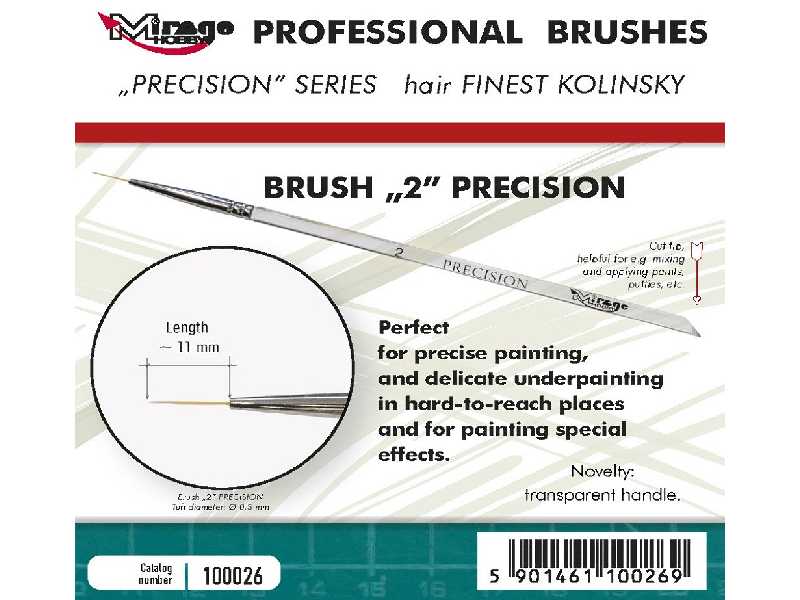 Brush 2 Precision Kolinsky - image 1