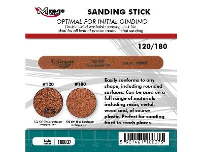 Sanding Stick 120/180 - image 1