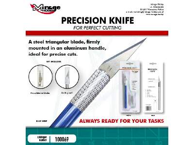 Precision Knife Blue (5 Extra Blades) - image 1