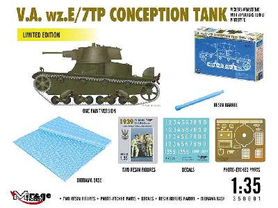 V.A. Wz.E/7tp Czołg Koncepcyjny Vickers-armstrong Prototyp Z Wieżą 7tp Bofors - image 3