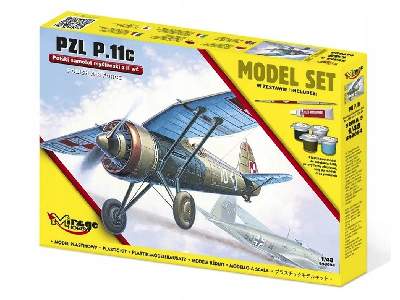 Pzl P.11c Polski Samolot My&#182;liwski Wwii - Model Set - image 1