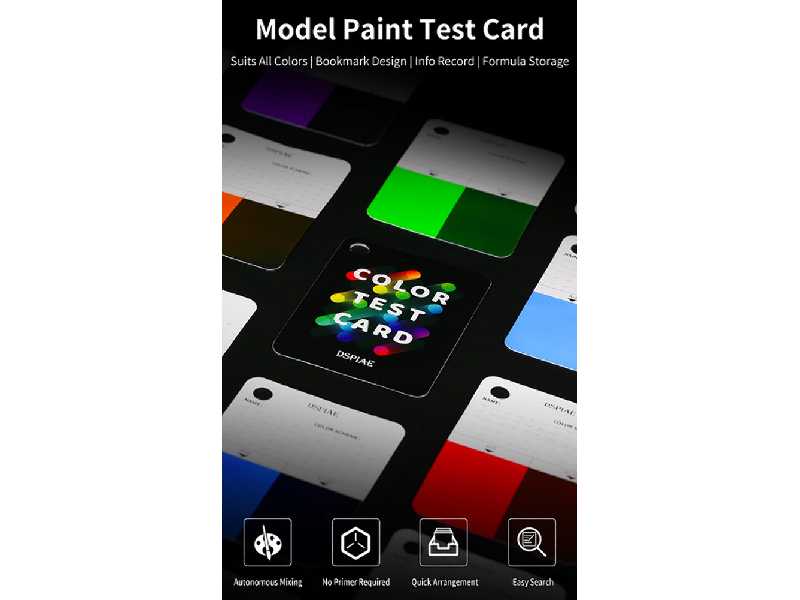 Cc-01 Color Test Card Keychain Model Tool - image 1 Cc-01 Color Test Card Keychain Model Tool - image 1