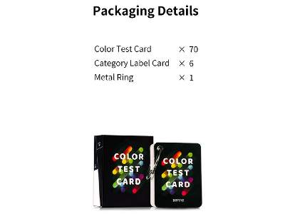 Cc-01 Color Test Card Keychain Model Tool - image 9