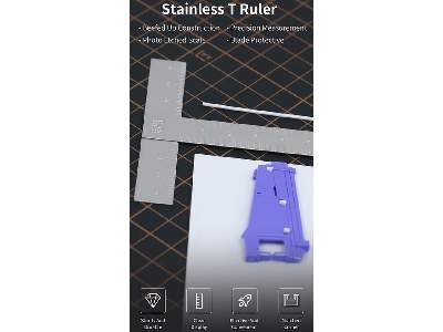 Sst-01 Stainless Steel T-ruler - image 1