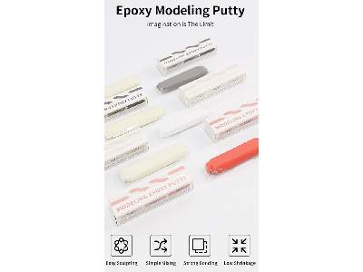 Mep-03 Modeling Epoxy Putty, Color Gray - image 2