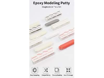 Mep-01 Modeling Epoxy Putty, Solid Color - image 2