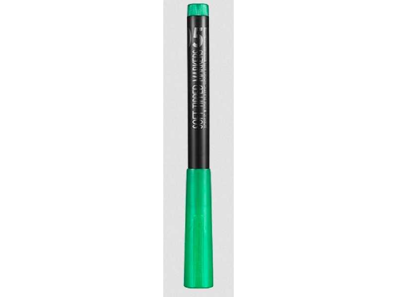 Mkm-05 Metallic Green Soft Tipped Marker Pen - image 1