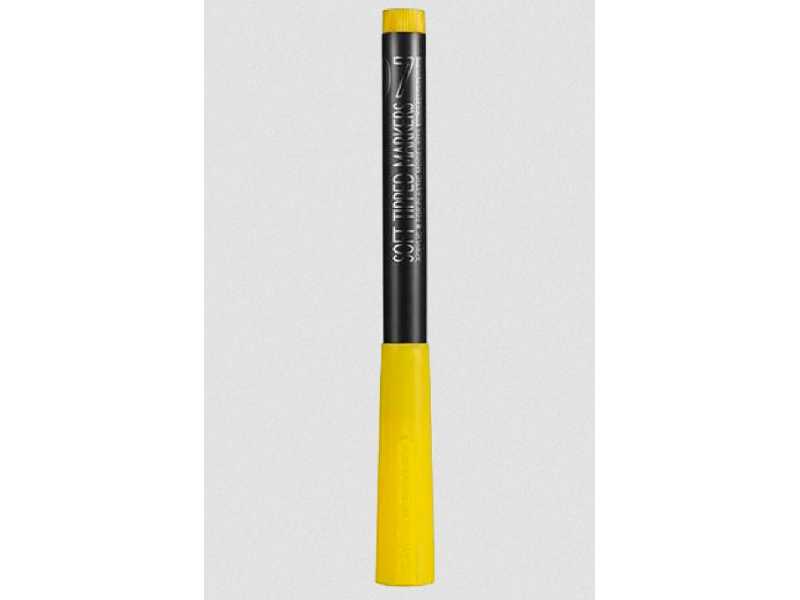Mk-07 Mecha Yellow Soft Tipped Marker Pen - image 1