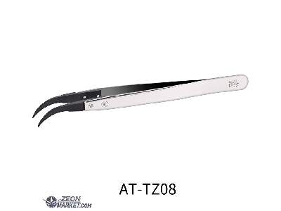 At-tz08 Anti-static Tweezers - Angled - image 1