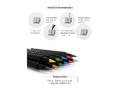 Mk-02 White Soft Tipped Marker Pen - image 6